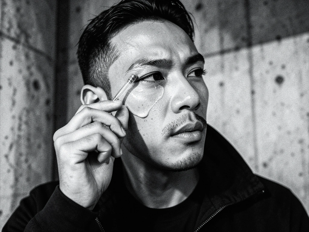 Modern urban male grooming concept